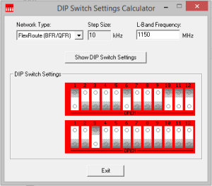 DIP switch calculator